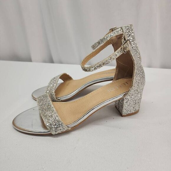 ILLUDE Women’s Size 10 Fashion Ankle Strap Kitten Heel Sandals - Adorable Cute L - Picture 5 of 10